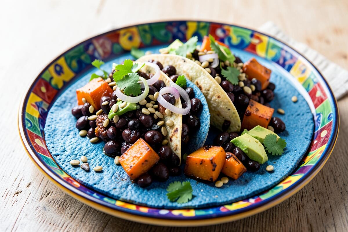 Black Bean and Sweet Potato Tacos