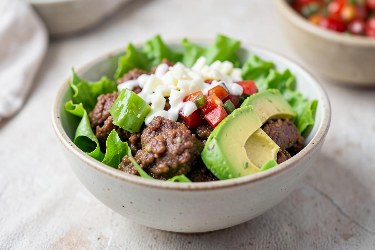 Low-Carb Taco Bowls