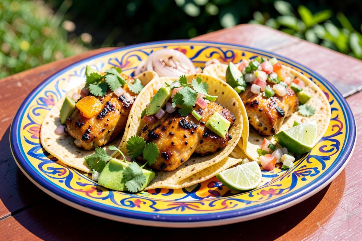 Pollo Asado Tacos