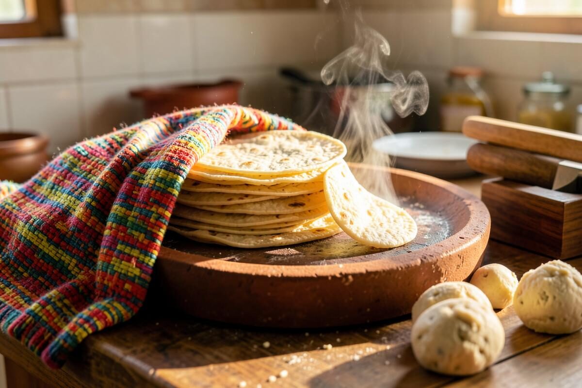 Homemade Corn Tortillas