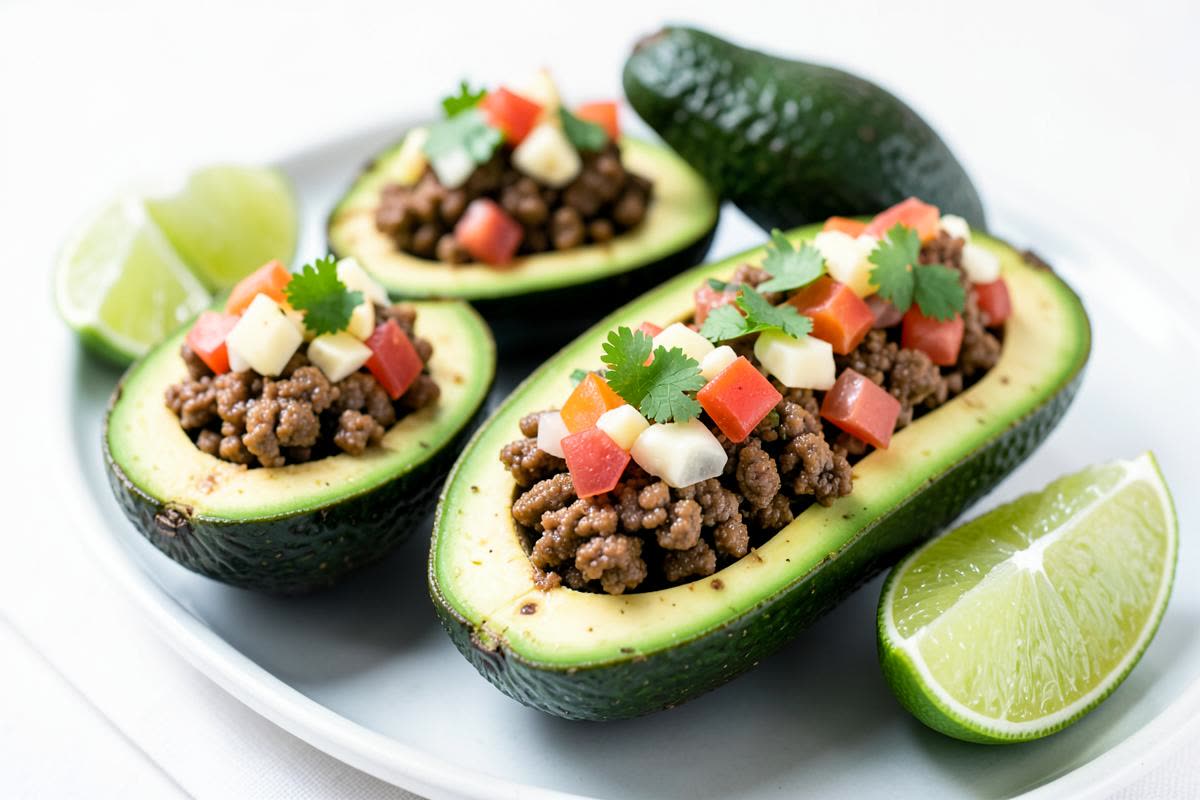 Taco-Stuffed Avocados