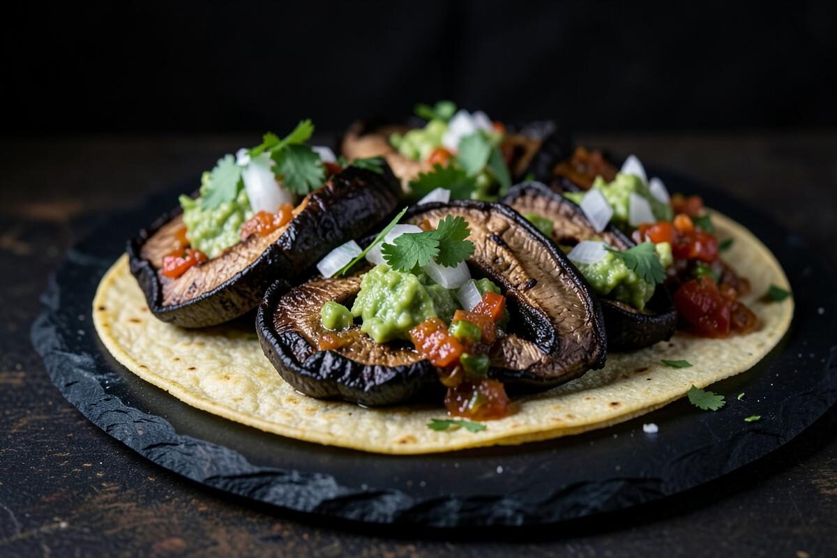 Mushroom Asada Tacos