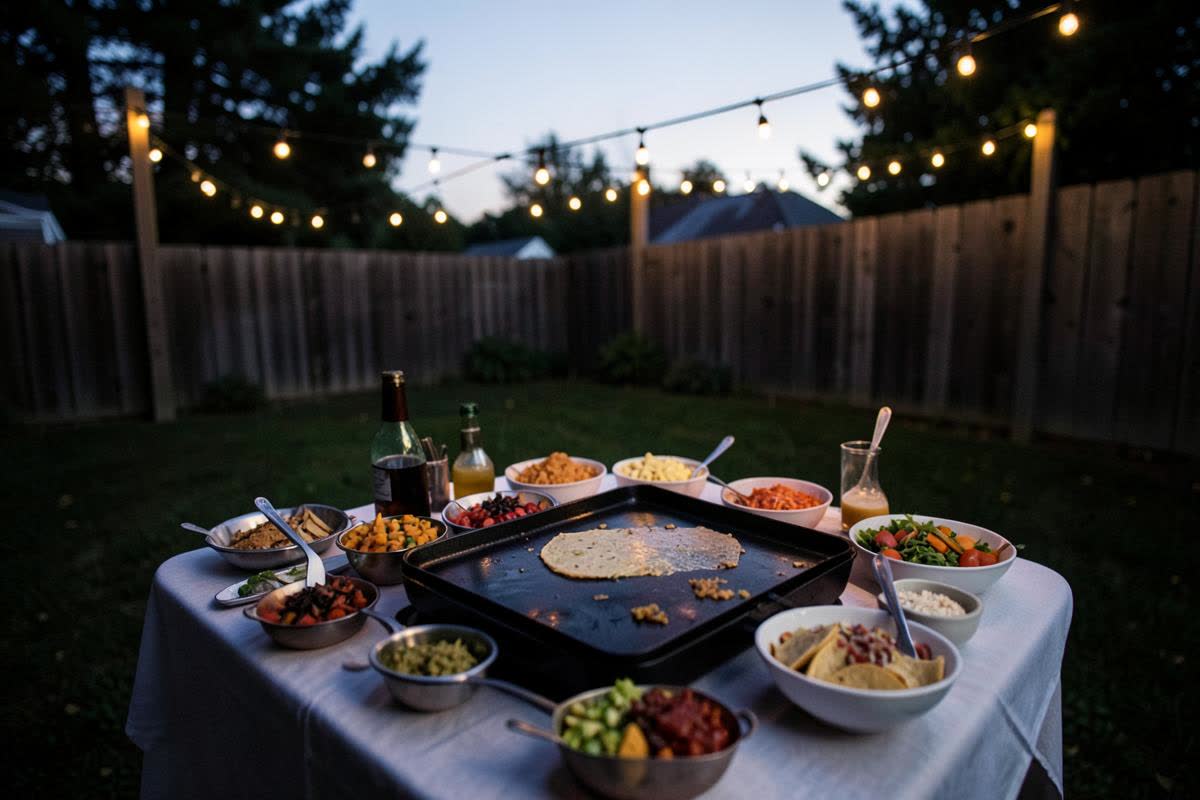 How to Set Up a DIY Taco Truck-Style Setup for a Backyard Party