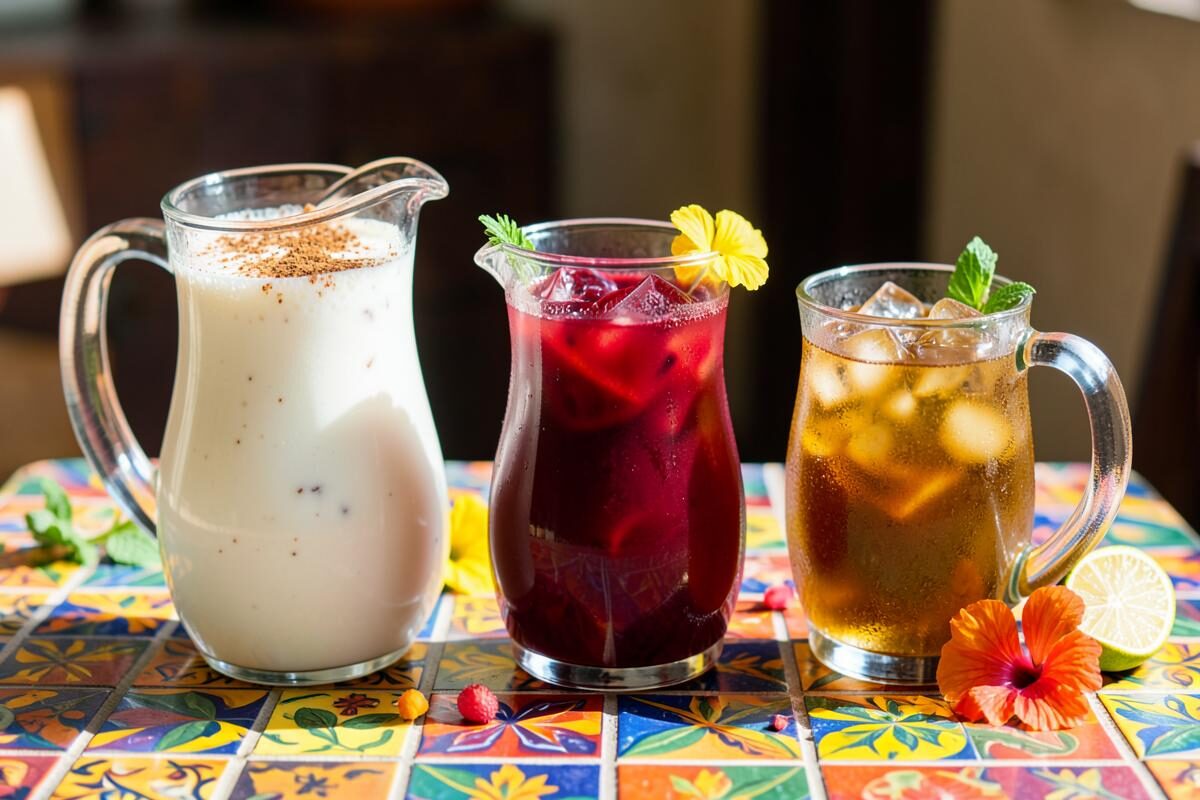 Aguas Frescas: Horchata, Jamaica and Tamarindo
