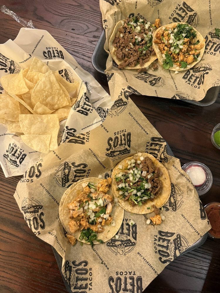 Tacos at Betos Tacos Midtown in Atlanta, Georgia