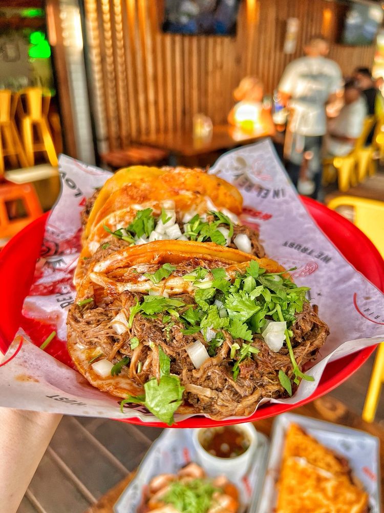 Tacos at Birria El Rey in San Diego, California