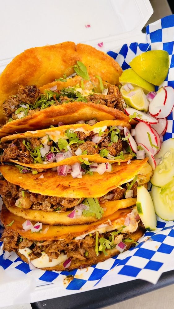 Tacos at Birrieria Lopez Cabrera #2 in Austin, Texas