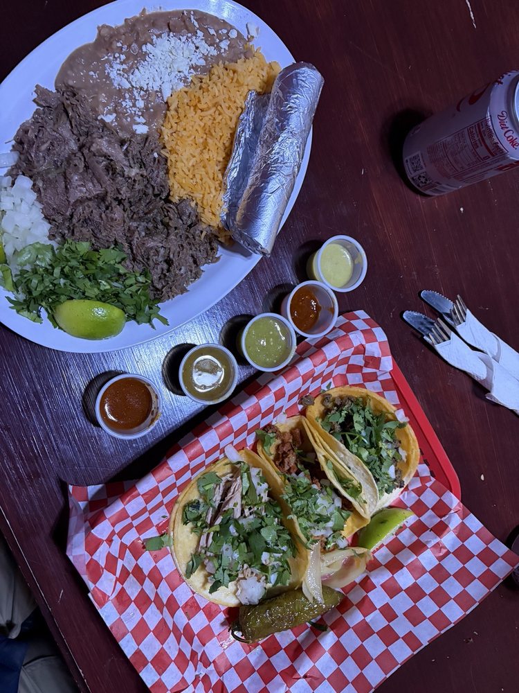 Tacos at Chivis Tacos in Denver, Colorado