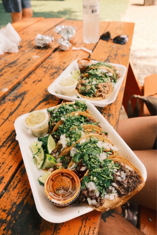 Tacos at Cuantos Tacos in Austin, Texas