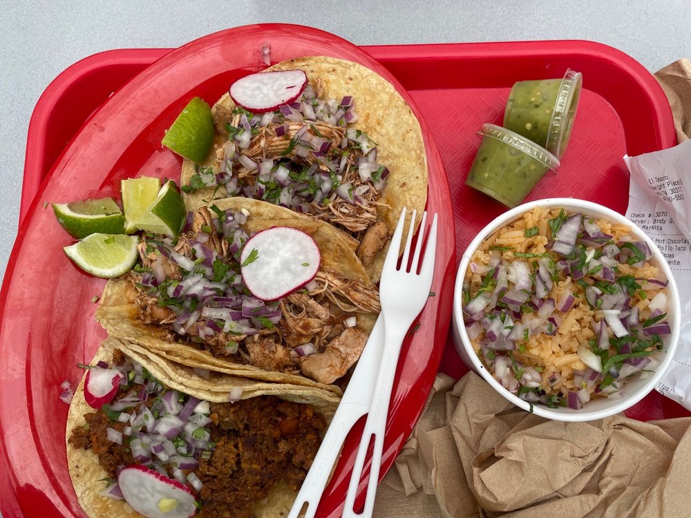 Tacos at El Tesoro in Atlanta, Georgia