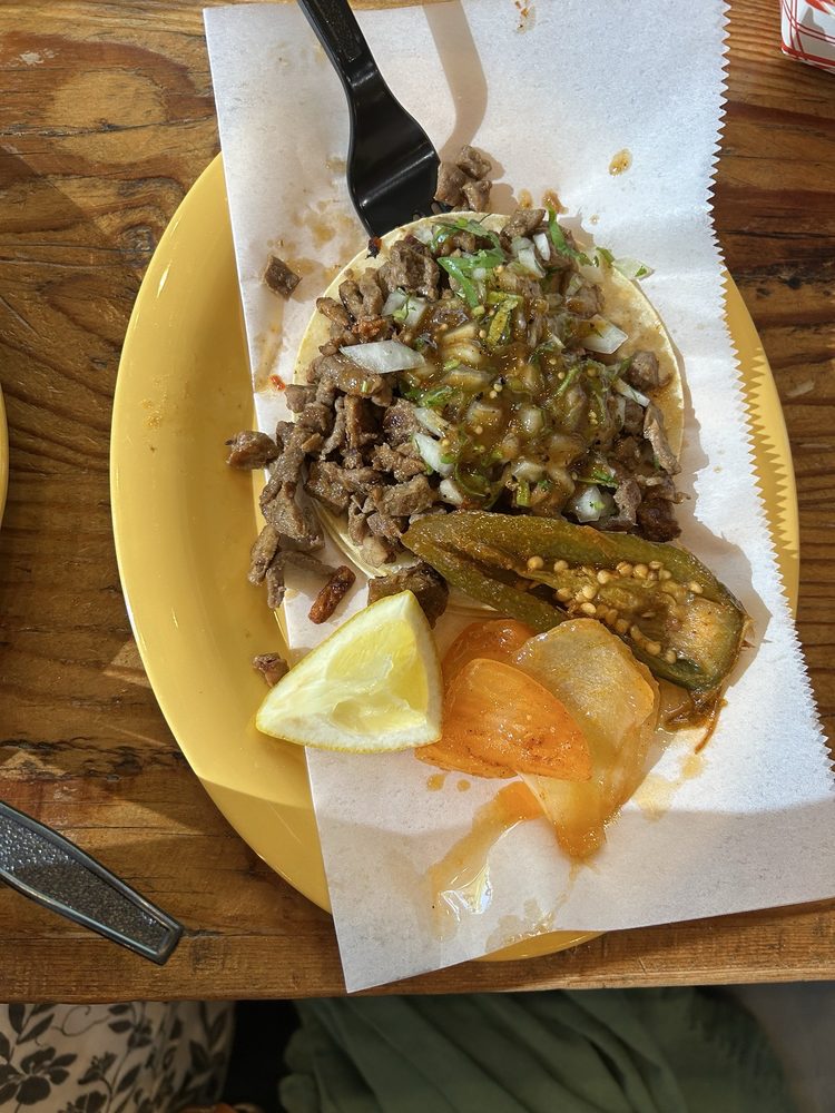 Tacos at La Fiesta Alteña Taquería in Sacramento, California