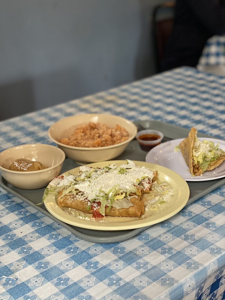 Tacos at Las Cuatro Milpas in San Diego, California