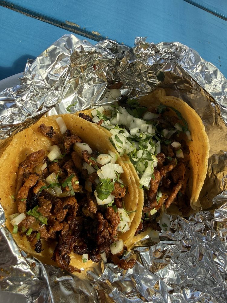 Tacos at Las Trancas Taco Stand in Austin, Texas