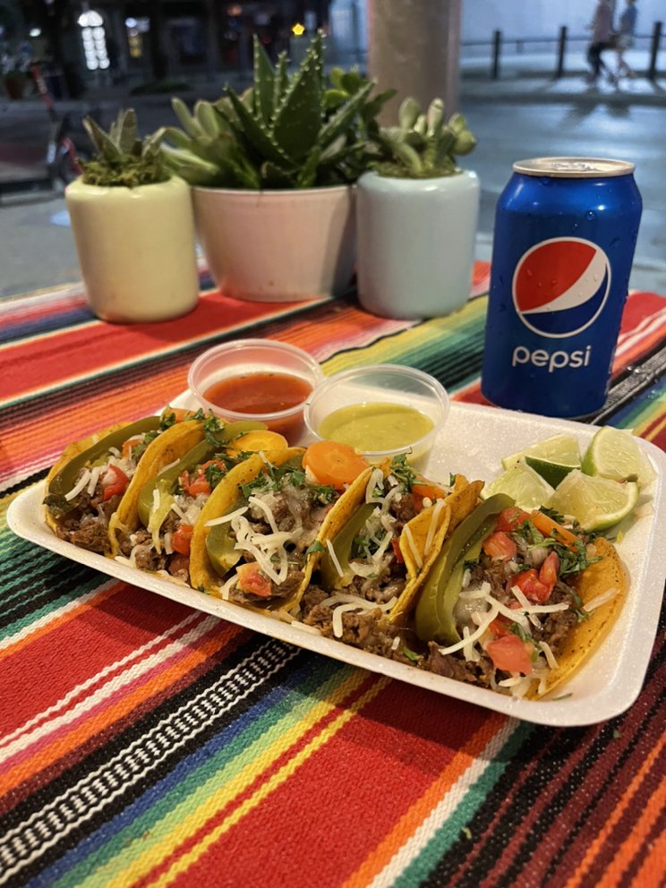 Tacos at Mi Corazón Street Tacos in San Antonio, Texas