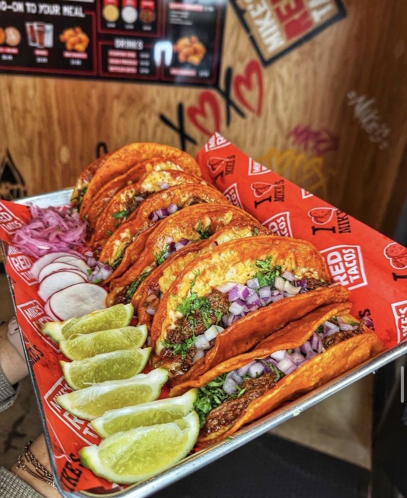 Tacos at Mike's Red Tacos - Clairemont Mesa in San Diego, California