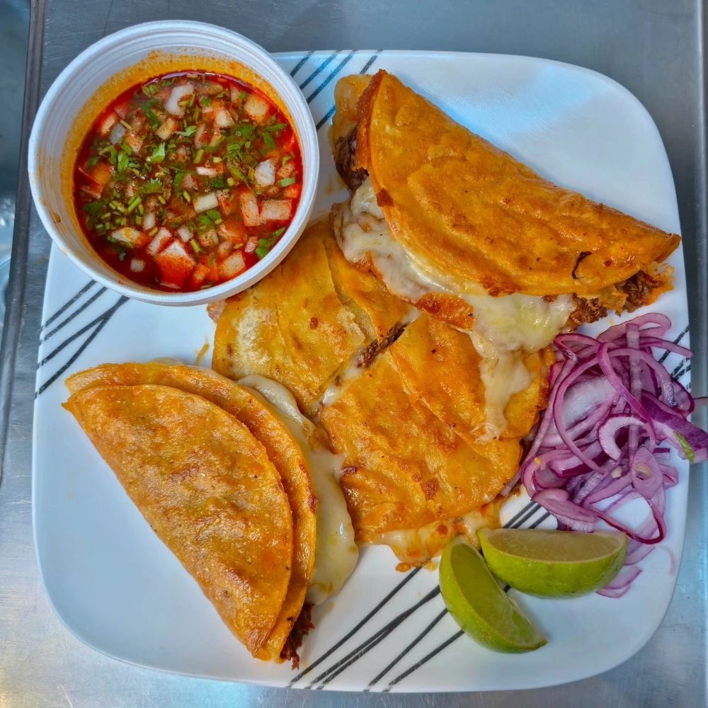 Tacos at Niko's Red Tacos in Los Angeles, California