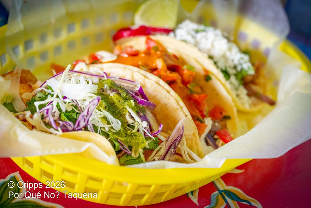 Tacos at ¿Por Qué No? in Portland, Oregon