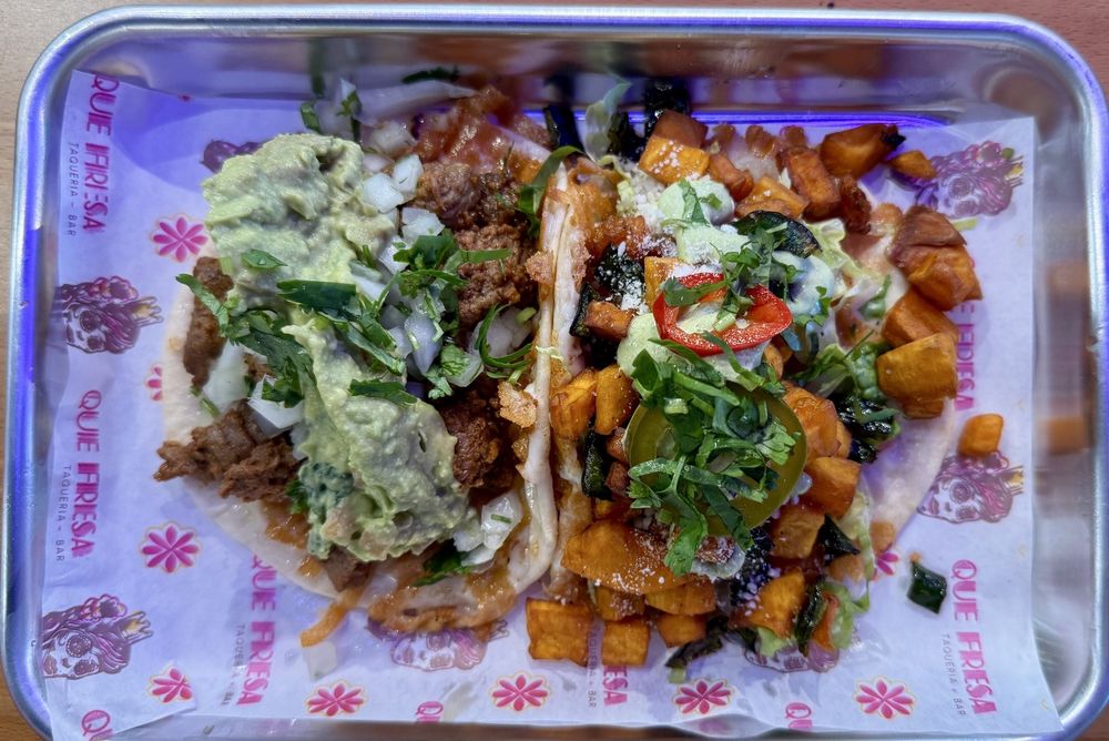 Tacos at Que Fresa Taqueria + Bar (Uptown) in Charlotte, North Carolina