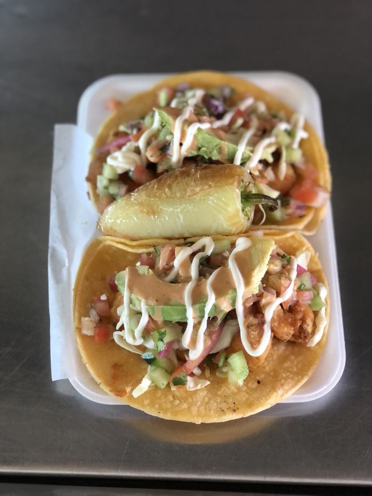 Tacos at Senor Chelada Tacos y Mariscos in Phoenix, Arizona