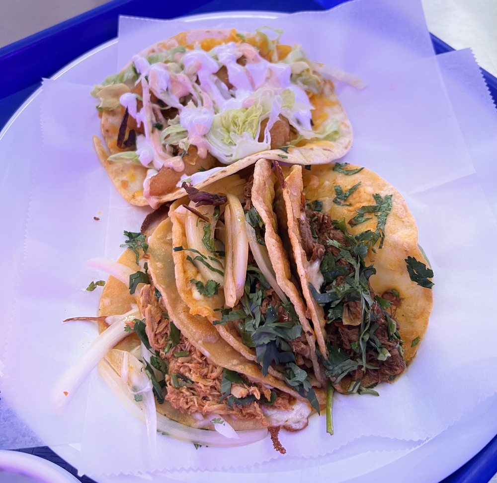 Tacos at Taco Fuego Post Houston in Houston, Texas