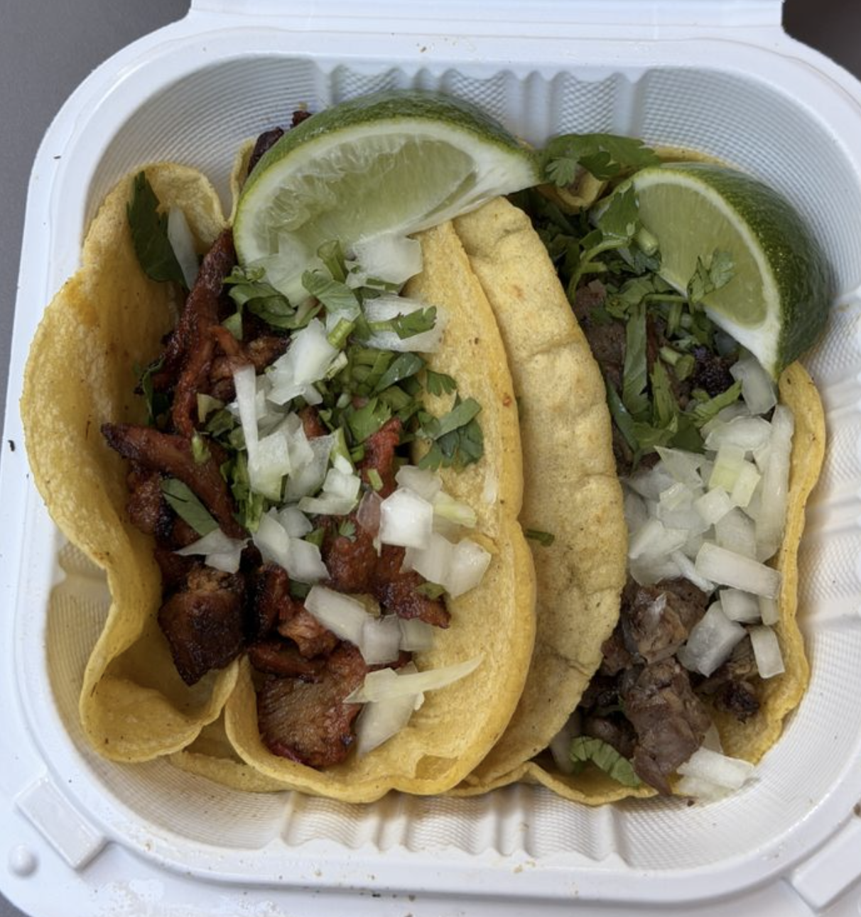 Tacos at Tacos del Barrio in New York, New York