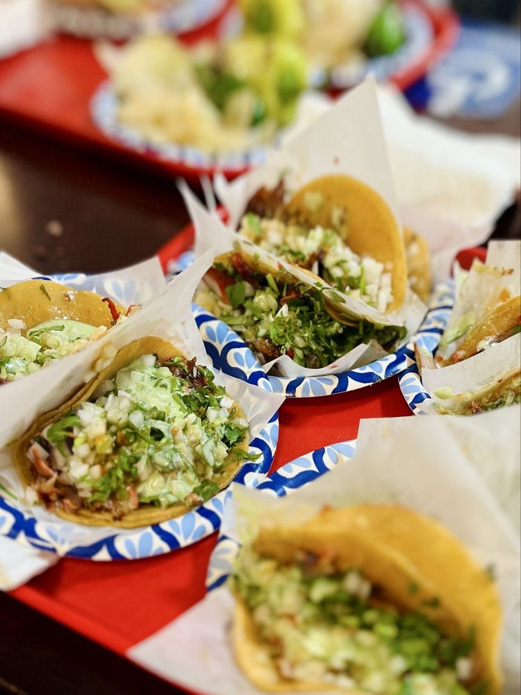 Tacos at Tacos El Gordo in San Diego, California