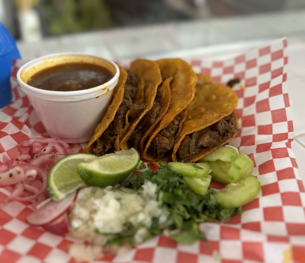 Tacos at Tacos Frontera in Houston, Texas