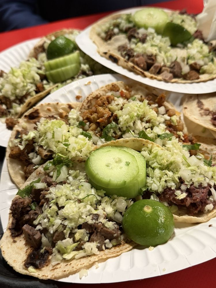 Tacos at Taqueria La Hacienda in Phoenix, Arizona