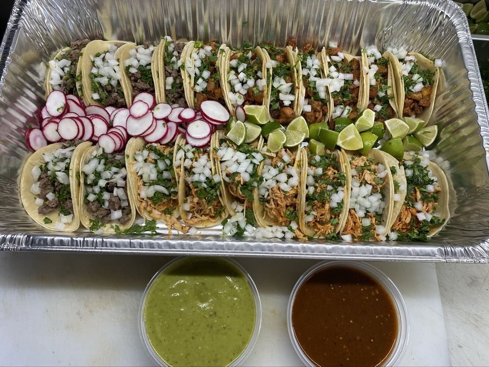 Tacos at Taqueria Mi Barrio in Seattle, Washington State