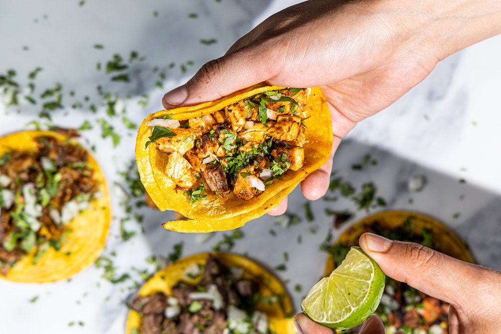 Tacos at Taqui Taqui in Los Angeles, California