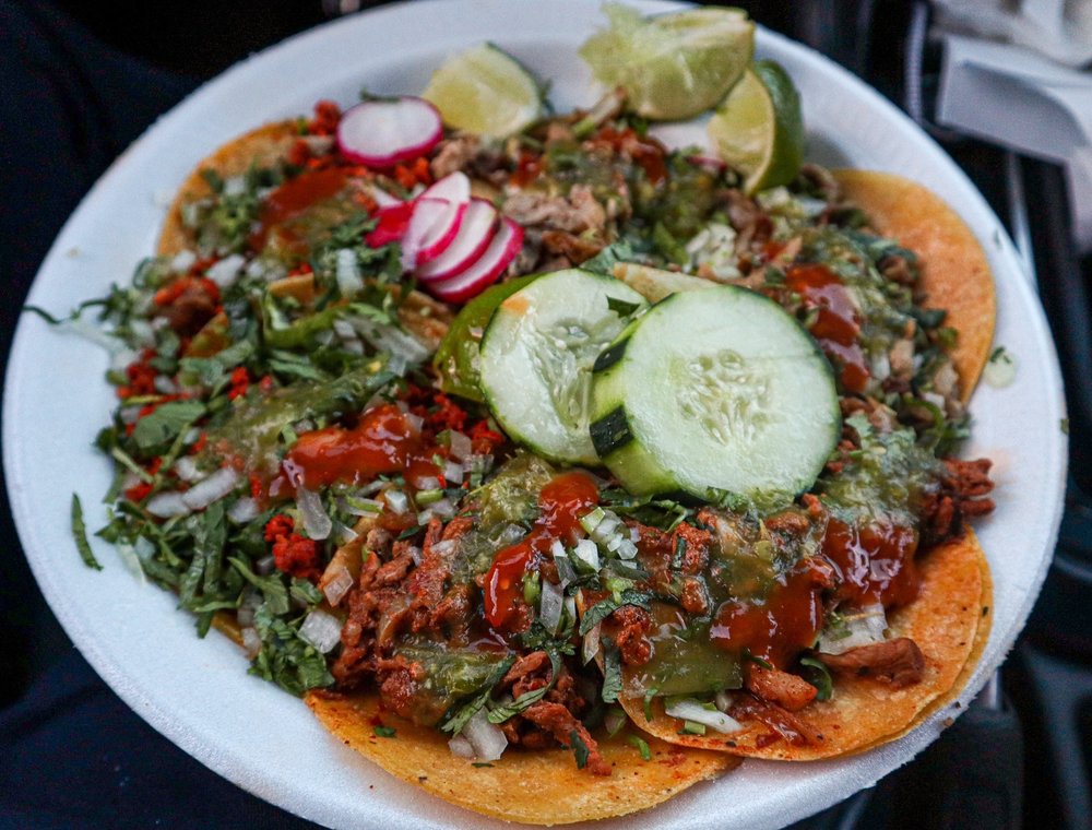 Tacos at Taquitos West Avenue in San Antonio, Texas
