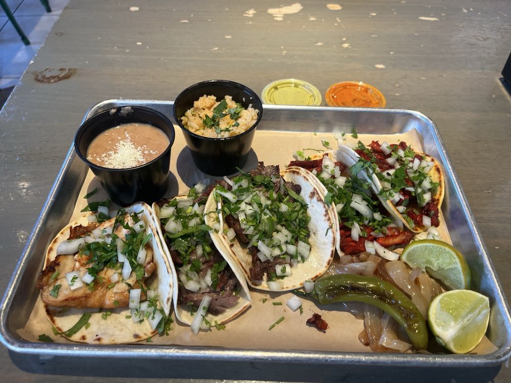 Tacos at Twisted Trompo in Dallas, Texas